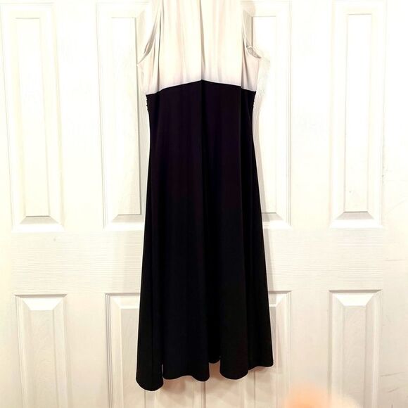 BLACK & WHITE JESSICA HOWARD EVENING DRESS SIZE 14 - Picture 7 of 7